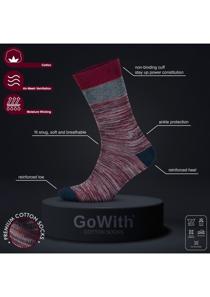 6'lı Penye Pamuklu Yıkanmış Topuk Burun Destekli Kaliteli Renkli Erkek Çorabı 6017 fiyatları