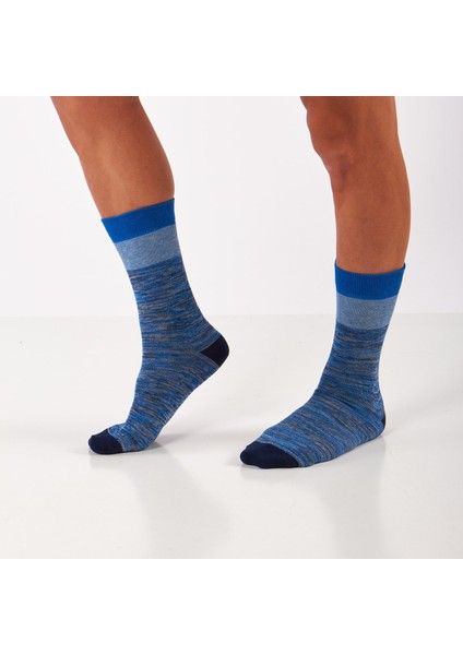 6'lı Penye Pamuklu Yıkanmış Topuk Burun Destekli Kaliteli Renkli Erkek Çorabı 6017 fırsatları