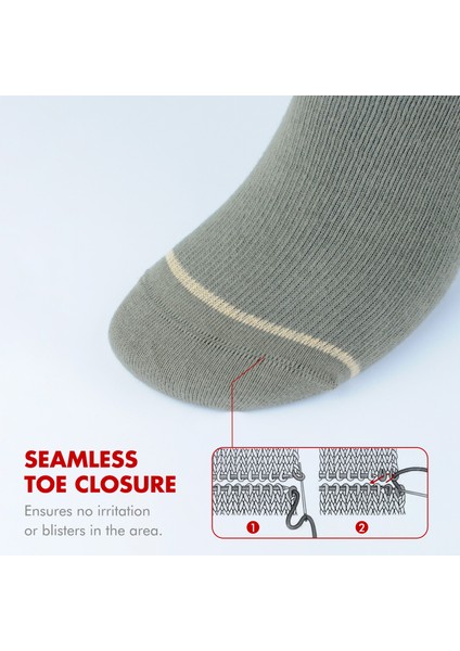 Yünlü Havlulu Dikişsiz Renkli Diz Boyu 15-20 mm Hg Basınçlı Kompresyon Çorap 3591 indirimleri