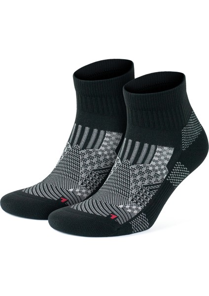2'li Tabanaltı Havlulu Dikişsiz Erkek Kadın Atletik Koşu Yürüyüş Egzersiz Aktivite Çorabı 3594
