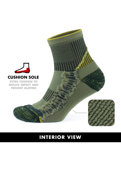 2'li Taban Altı Havlulu Dikişsiz Unisex Atletik Fit Koşu Yürüyüş Egzersiz Aktivite Spor Çorabı 3593 fiyatları