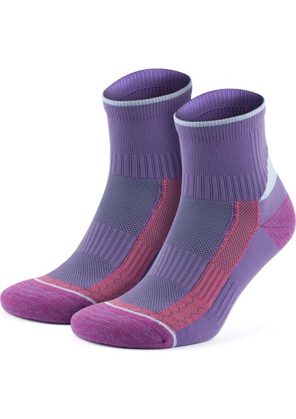 2'li Taban Altı Havlulu Dikişsiz Unisex Atletik Fit Koşu Yürüyüş Egzersiz Aktivite Spor Çorabı 3593