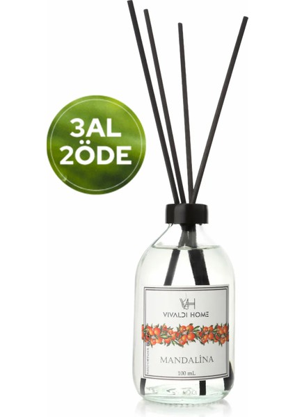 Mandalina Çubuklu Oda Kokusu Esansiyel Uçucu Yağ 100 ml