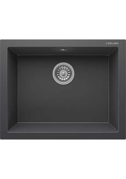 Morganit Gn-60 Granit Eviye Graphite Grey
