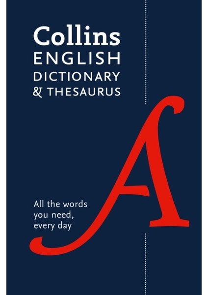 Collins English Dictionary & Thesaurus -All The Words You Need (New)