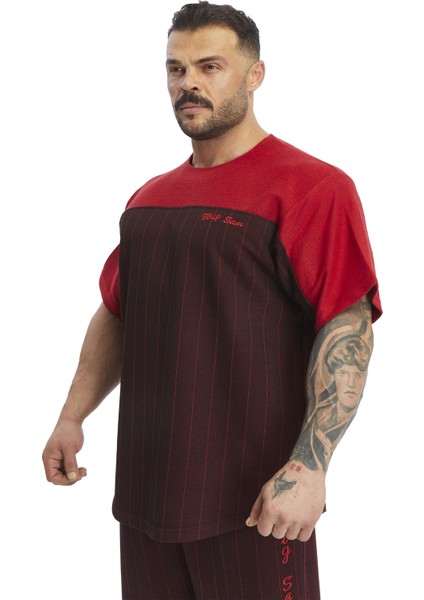 Erkek Oversize Kalın Kumaş Pamuklu T-Shirt Big Sam 3370 modelleri