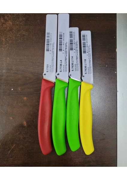 Mutfak Swissclassic 10CM Tırtıklı Soyma Bıçağı Yeşil 1 Adet fiyatları