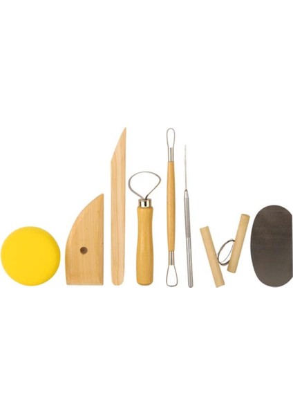 Seramik Başlangıç Seti 8 Parça (Pottery Tool Kıt)