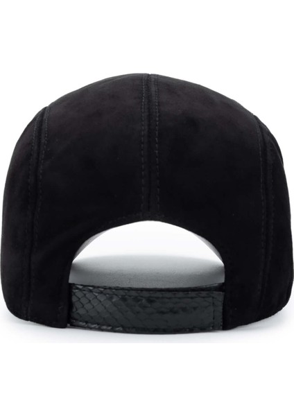 Erkek Hakiki Deri Siyah Süet Beyzbol Şapka 524 1131 Spk Y25 Sıyah Suet/yln fırsatları