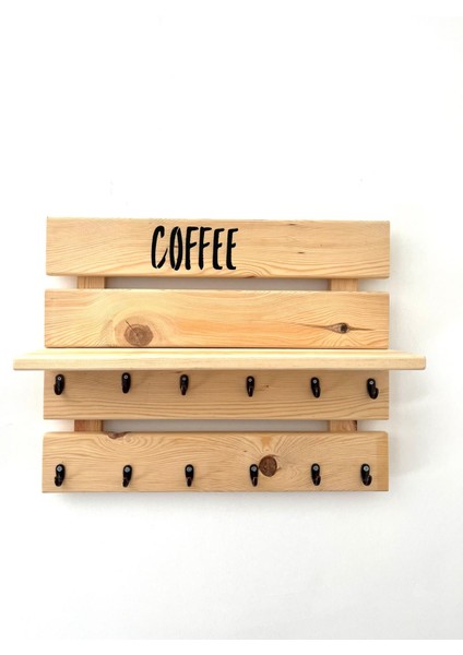 Doğal Çam Ağacından Pinterest 12LI Kahve Fincan Askılığı, Kahve Köşesi, Baharatlık, Duvar Dekor fiyatları
