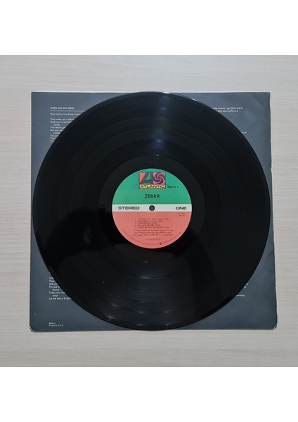 - Zebra - 1983 - Dönem Baskı Plak - Longplay - Lp