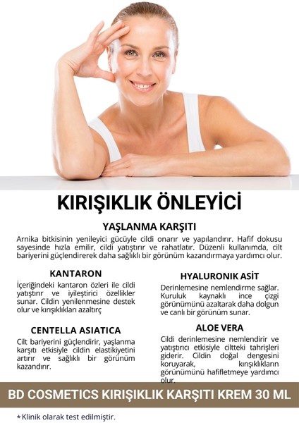 Kırışık Karşıtı Krem 30 Ml