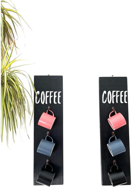 Çam Ağacından Pinterest Kahve Fincan Askılığı, Mutfak Dekor, Kahve Köşesi ,ikili