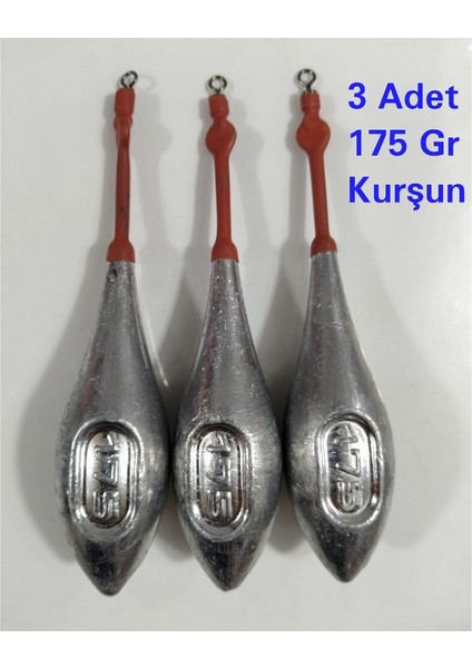 Uzak Mesafe Italyan Kalıp Surf Kurşunu 175 gr - 3 Adet