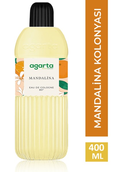 80 Derece Mandalina Kolonyası 400 ml Pet Şişe
