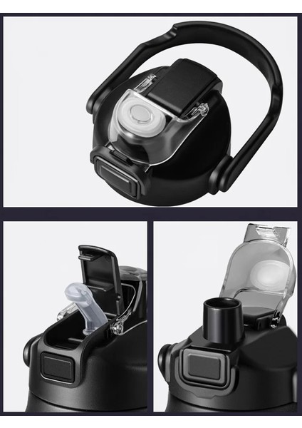 Açık Hava Termos Taşınabilir 304 Paslanmaz Çelik Termal Kupa Bardak Vakumlu Mataralar Pipetli Soğuk ve Sıcak Spor Su Şişesi (Yurt Dışından) fiyatları