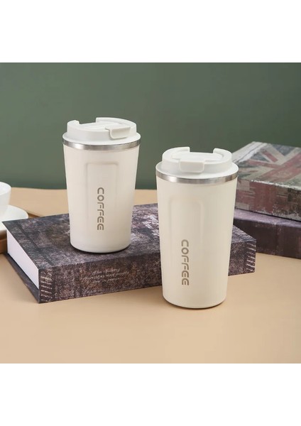 510ML Paslanmaz Çelik Kahve Kupası Seyahat Termal Kupa Sızdırmaz Termos Şişe Çay Kahve Kupası Ofis Iş Stili Termos (Yurt Dışından) modelleri