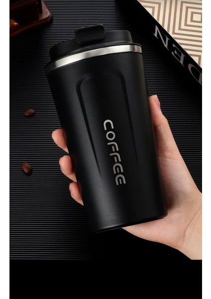 510ML Paslanmaz Çelik Kahve Kupası Seyahat Termal Kupa Sızdırmaz Termos Şişe Çay Kahve Kupası Ofis Iş Stili Termos (Yurt Dışından) fırsatları