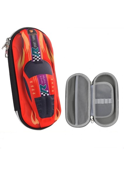 3D Yarış Arabası Kalem Kutuları Karikatürler Okul Kalem Kutusu Çocuklar Için Kırtasiye Kutusu Eva Pu Plastik Kalem Kutusu Çocuk Sevimli Kalem Çantası (Yurt Dışından)