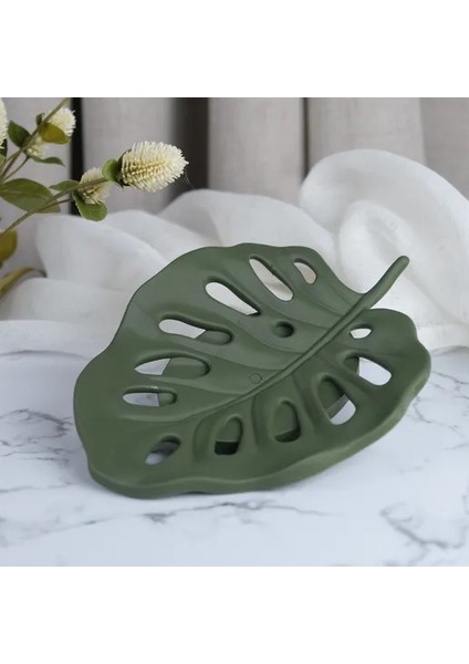 Yaprak Tasarımlı Modern Sabunluk