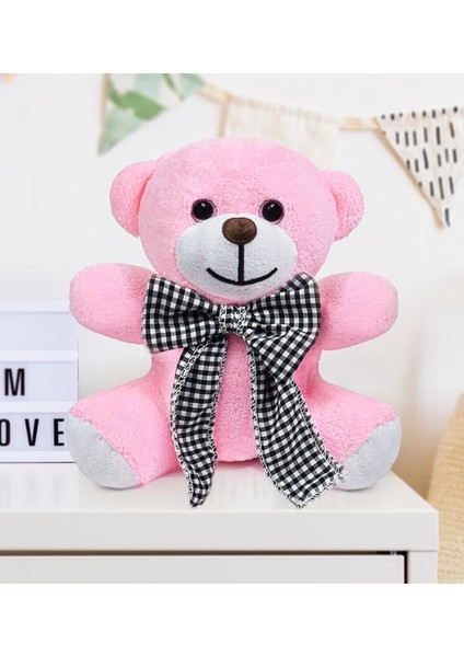 Papyonlu Oturan Peluş Ayıcık – En Şık ve En Sevimli Arkadaş