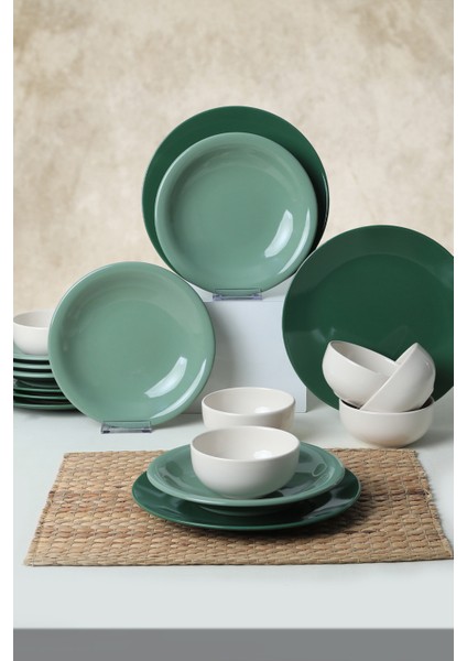 Green Mix Yemek Takımı 18 Parça 6 Kişilik 031-303-308
