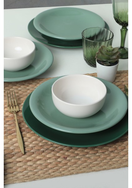 Green Mix Yemek Takımı 18 Parça 6 Kişilik 031-303-308 fırsatları