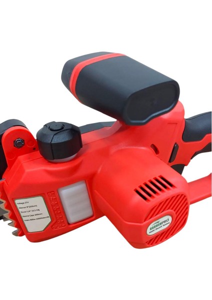 Gardenpro VST9C208 Lityum Akülü Şarjlı Budama Testeresi