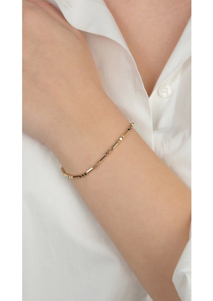 14 Ayar Altın Boncuk Bileklik fiyatları