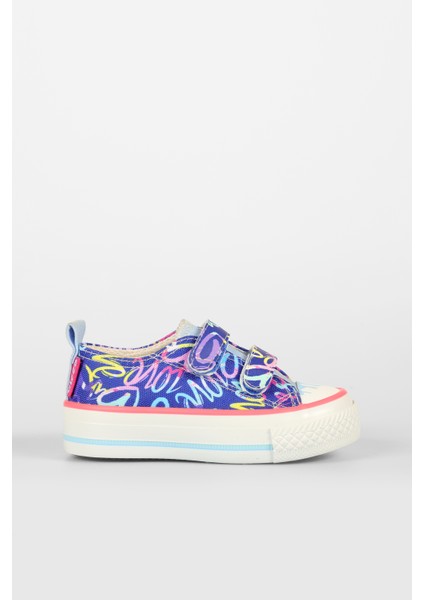 Done Desenli Okul Öncesi Lacivert Sneaker