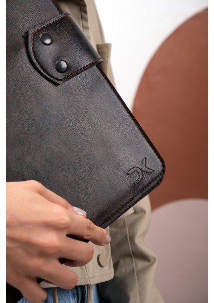 Kahverengi Pu Deri Laptop Macbook Laptop Organizeri 13, 13.3, 13.6 Inch M1 M2 M3 Laptop Pro Air Organizer Kılıf Evrak Çantası fırsatları