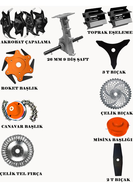Italia 553 Lbx Vtec 10 In 1 Sırt Tipi Ot Çim Biçme Tırpanı + Toprak Eşeleme+ Akrobat Çapa Aparatı modelleri