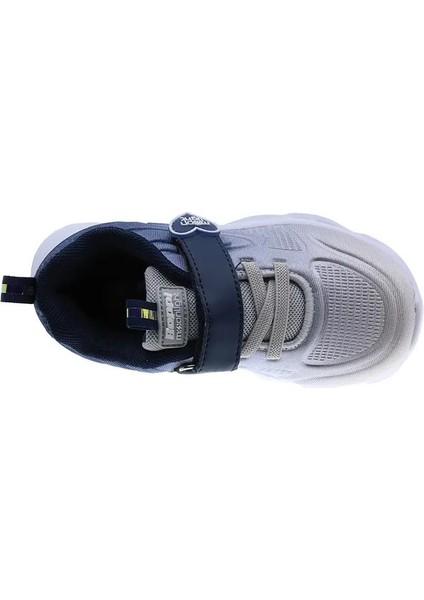 Işıklı Kız Bebek Sneakers Gri-Mavi