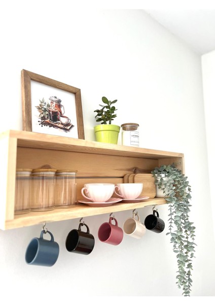 Çam Ağacından Pinterest Kahve Fincan Askılığı, Mutfak Dekor, Kahve Köşesi, Baharatlık