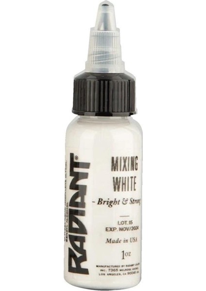 Mixing White - Radiant Tattoo Dövme Boyası - 1oz/30ml