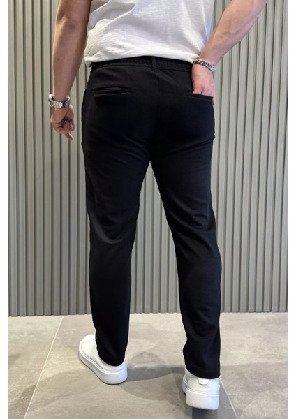 Erkek Bel Bağcıklı Double Jogger Pantolon P-00015431