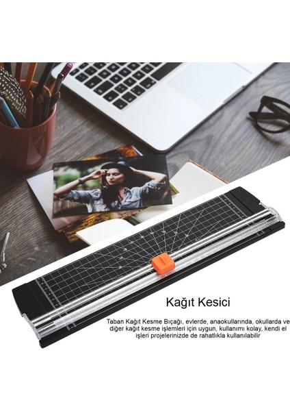 Kağıt Kesme Makinesi Baskı Fotoğraf Kraft Özel Kağıtlar Kolay Taşınır Dıy Kesici Sürgülü Giyotin A4 fırsatları