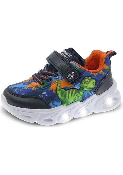 Işıklı Dinazor Sneaker Çok Renkli