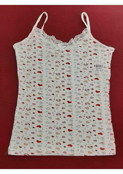 Mıly Mery Lingerie Kız Çocuk Ip Askılı V Dantelli Atlet 3'lü Paket 12-13 Yaş fırsatları