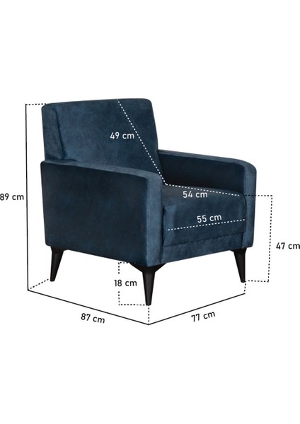 Linda Berjer Yüksek Ayaklı ( 1 Adet Berjer Fiyatıdır) fiyatları