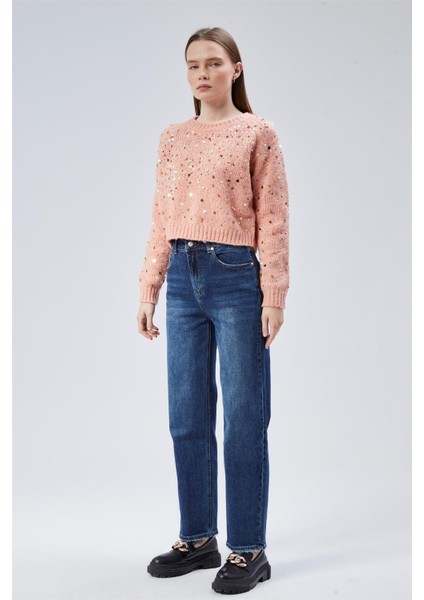 Jean Taşlanmış Cepli Pant modelleri