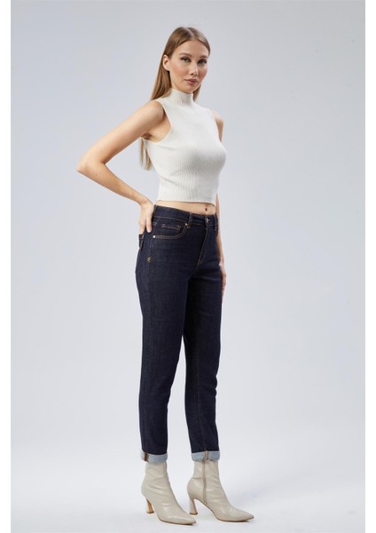 Jean Katlı Paça Pant fırsatları