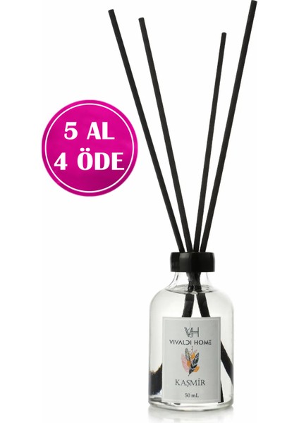 Kaşmir Çubuklu Oda Kokusu Esansiyel Uçucu Yağ 50 ml