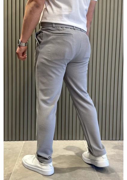 Erkek Bel Lastikli Bağcıklı Jogger Pantolon P-00015416