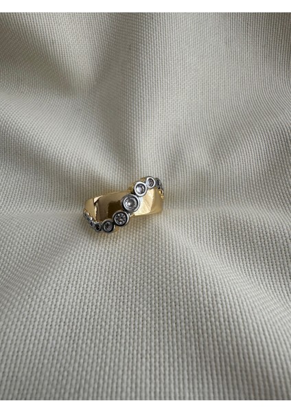 Özel Seri Çift Renk Taşlı Yüzük indirimleri