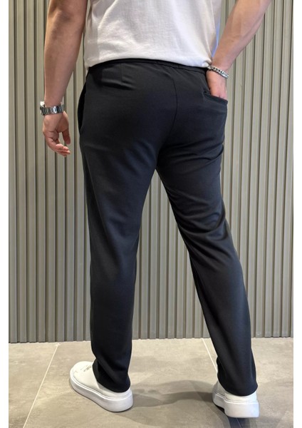 Bel Bağcıklı Fermuarlı Erkek Jogger Pantolon P-00015406