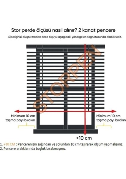 Çift Mekanizmalı Çiçekli Stor