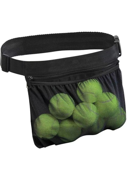 Tenis Topu Toplama Çantası, Eğitim Topu Cepleri, Siyah (Yurt Dışından)