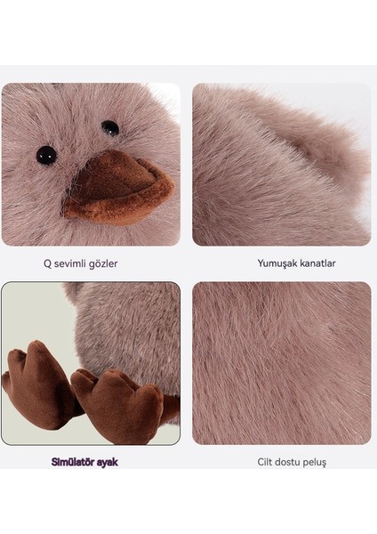 20CM Eğlenceli Radom Sevimli Ördek Peluş Oyuncak Ördek (Yurt Dışından)