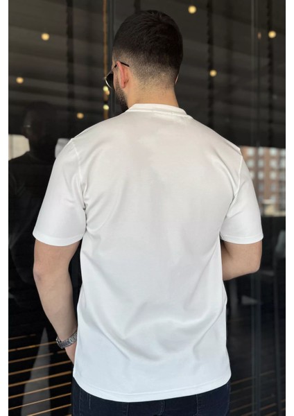 Erkek Bisiklet Yaka Basic Tişört P-00015025 modelleri